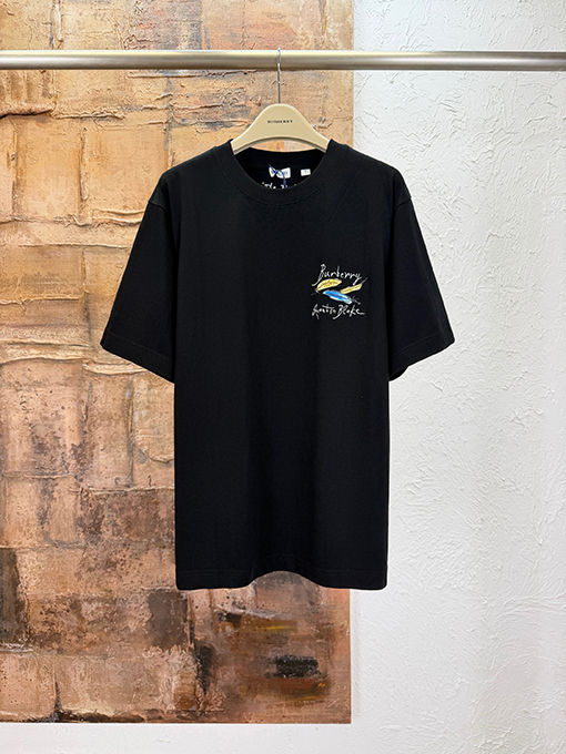 バーバリースーパーコピー コラボレーションイラストシリーズ 半袖Tシャツ