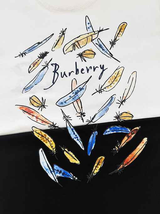 バーバリースーパーコピー コラボレーションイラストシリーズ 半袖Tシャツ