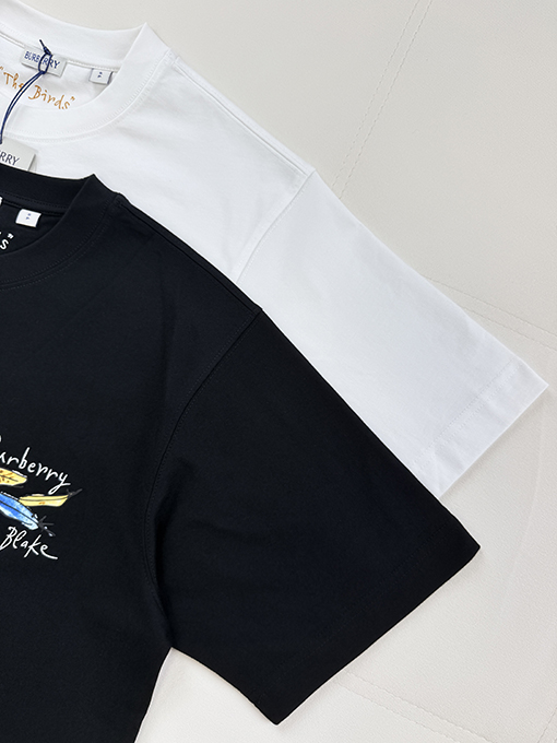 バーバリースーパーコピー コラボレーションイラストシリーズ 半袖Tシャツ