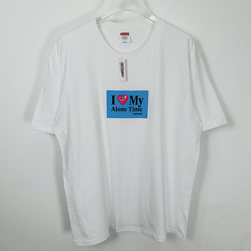 シュプリーム スーパーコピーSUPREME ピンクのハート文字プリント半袖Tシャツ