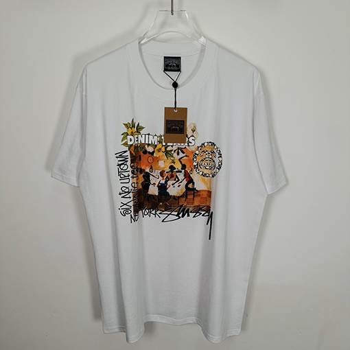 シュプリームコピー SUPREME TEARS コラボレーションプリント入り半袖Tシャツ