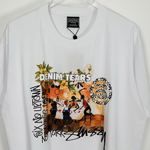 シュプリームコピー SUPREME TEARS コラボレーションプリント入り半袖Tシャツ