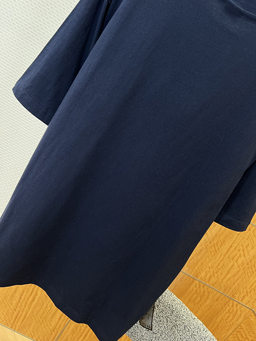 バレンシアガ Balenciaga 刺繍ロゴ入りリバーシブル半袖Tシャツ