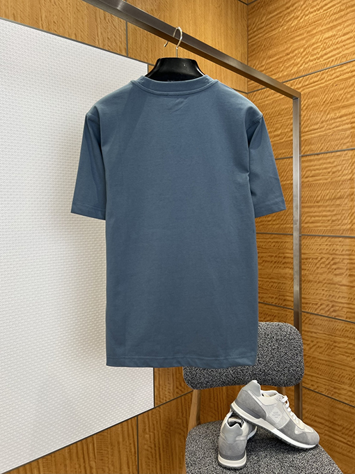 バーバリーコピー BURBERRY クラシックな刺繍ロゴ入りコットン半袖Tシャツ
