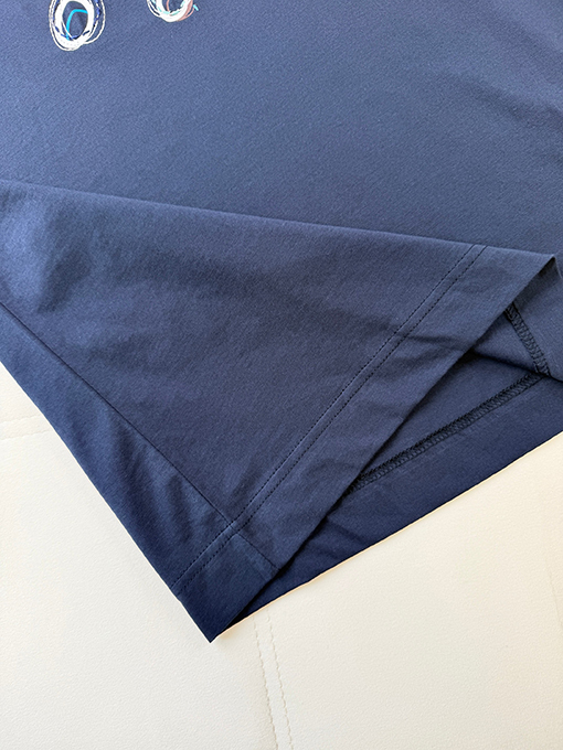 フェンディ プリント刺繍入り半袖Tシャツ