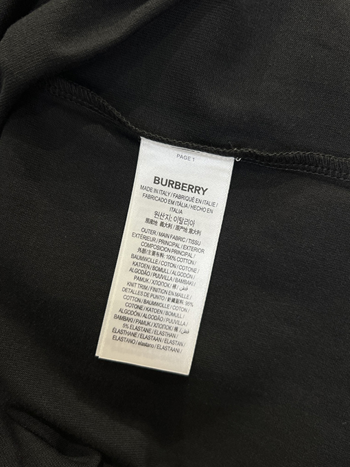 バーバリースーパーコピー BURBERRY カジュアルでクラシックなレタープリントの半袖Tシャツ