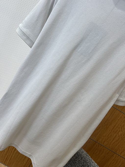 プラダ クラシックな刺繍ロゴ入り半袖ポロシャツ