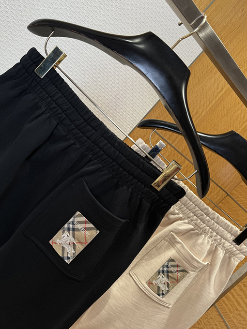 バーバリースーパーコピー BURBERRY チェック柄ラベルアップリケ付きコットンショーツ