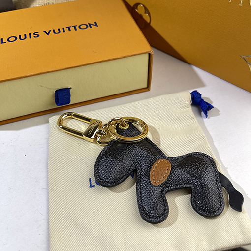 ルイヴィトン 馬の形をした革製キーホルダー