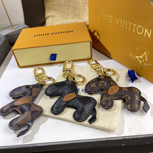 ルイヴィトン 馬の形をした革製キーホルダー