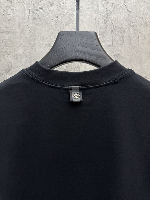 クロムハーツスーパーコピー 3D中空刺繍アーチブリッジ半袖Tシャツ