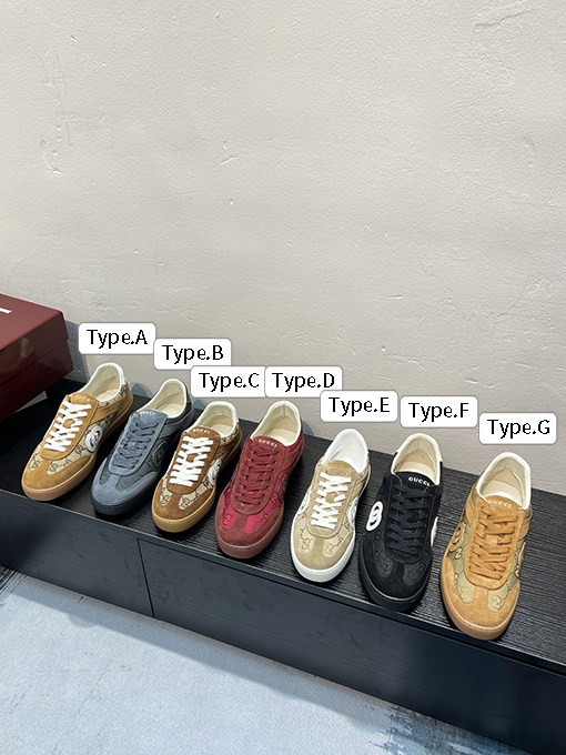 グッチ カップル向けドイツ製トレーニングスニーカー