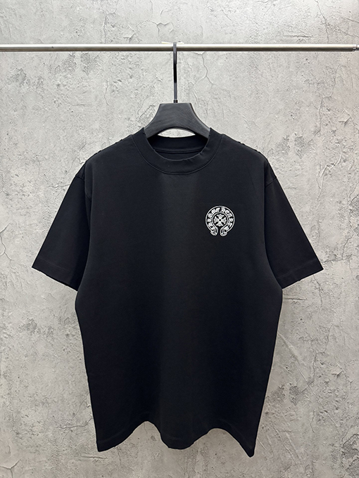クロムハーツスーパーコピー クラシックな3D刺繍入りUV変色半袖Tシャツ