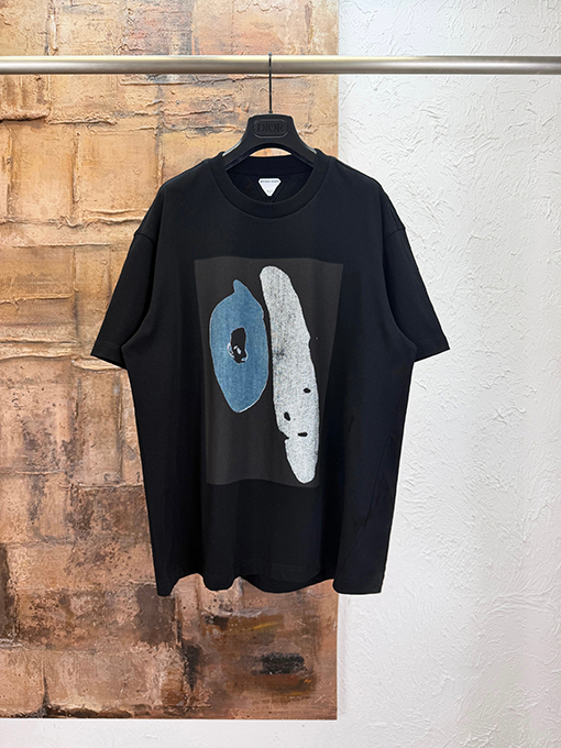 ボッテガヴェネタスーパーコピー プリント柄の半袖Tシャツ