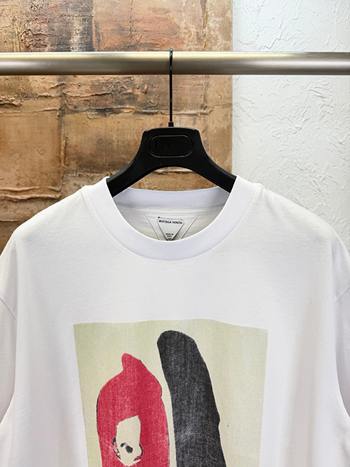 ボッテガヴェネタスーパーコピー プリント柄の半袖Tシャツ