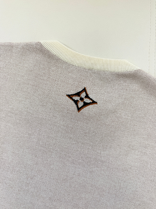 ルイヴィトン レタージャカードニット半袖Tシャツ