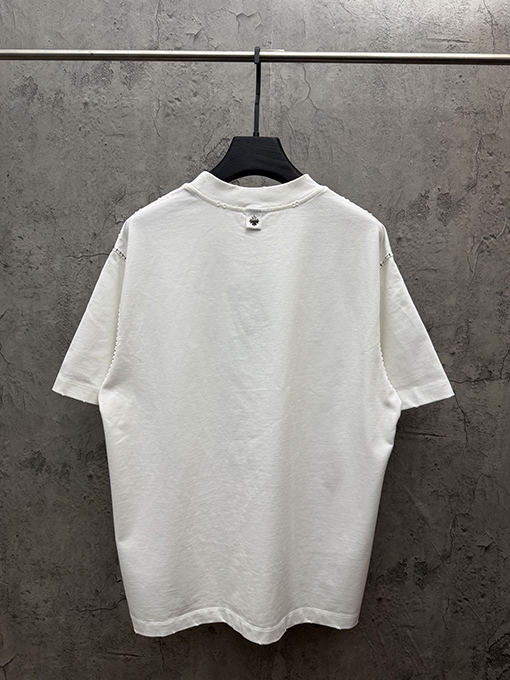 クロムハーツ 刺繍入り半袖Tシャツ