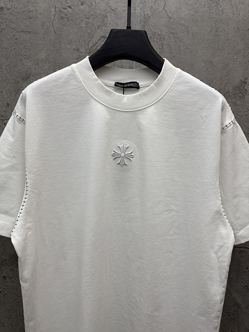 クロムハーツ 刺繍入り半袖Tシャツ