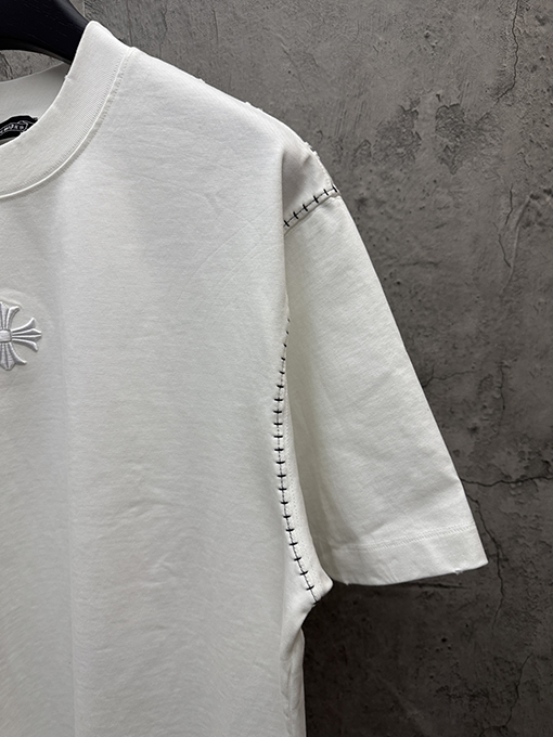 クロムハーツ 刺繍入り半袖Tシャツ