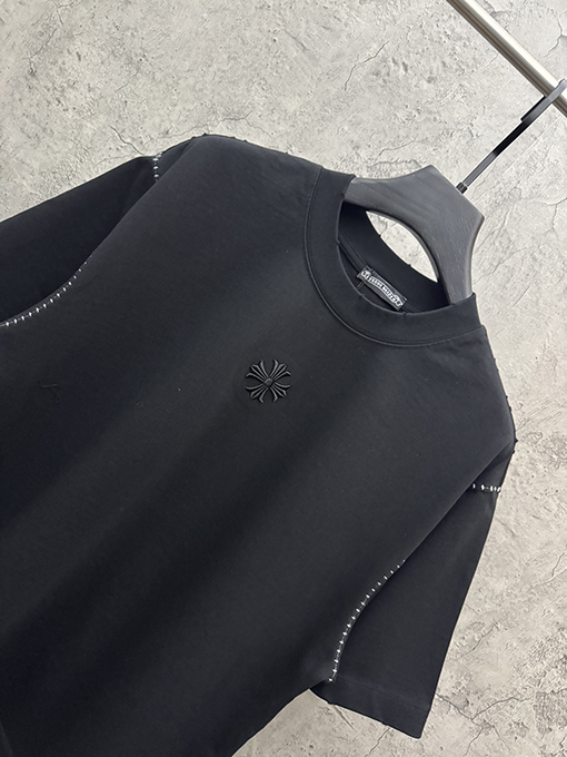 クロムハーツ 刺繍入り半袖Tシャツ