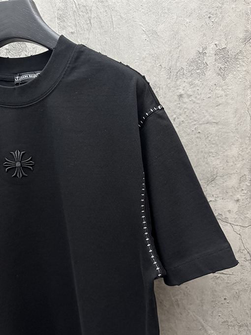 クロムハーツ 刺繍入り半袖Tシャツ
