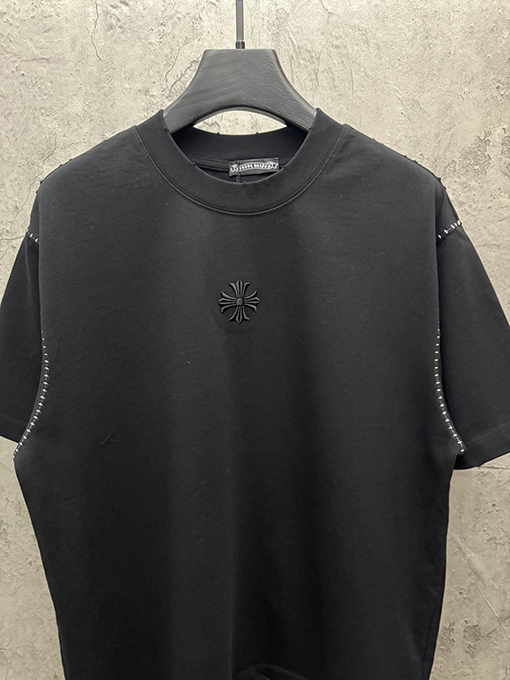 クロムハーツ 刺繍入り半袖Tシャツ