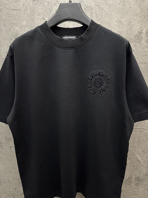 クロムハーツスーパーコピー 刺繍入りUV変色半袖Tシャツ