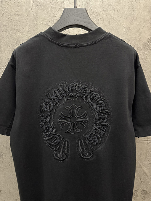 クロムハーツスーパーコピー 刺繍入りUV変色半袖Tシャツ