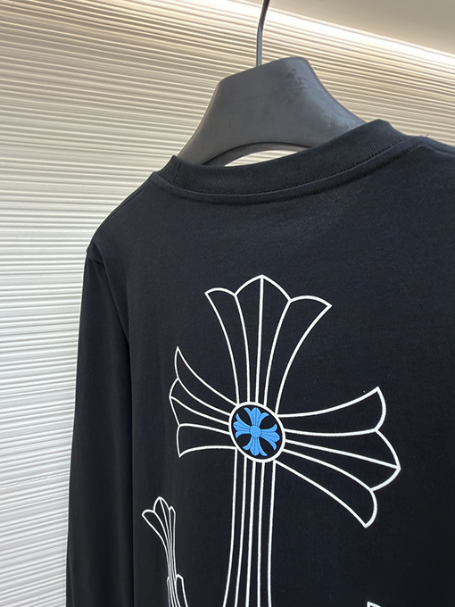 クロムハーツ ST. BARTH クロスプリントの長袖シャツ