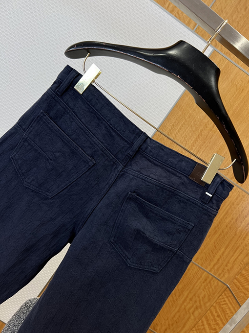 ディオール クラシックの5ポケットストレートレッグカジュアルパンツ