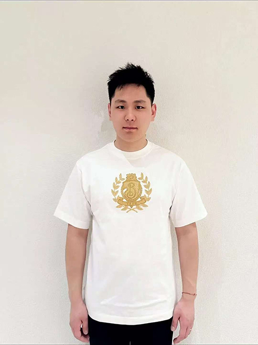 バーバリースーパーコピー 刺繍入りBバッジ付きコットン半袖Tシャツ