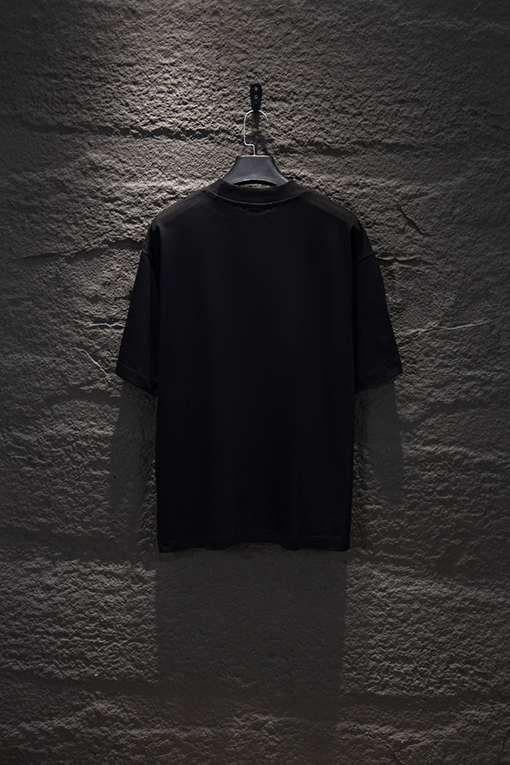バレンシアガスーパーコピー BALENCIAGA 新作 ホワイトインクダイレクトプリント半袖Tシャツ