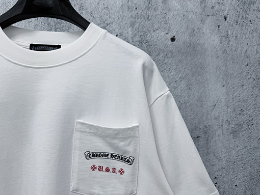 クロムハーツスーパーコピー 国旗柄クルーネックTシャツ