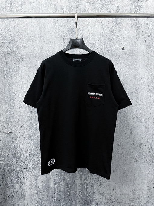 クロムハーツスーパーコピー 国旗柄クルーネックTシャツ