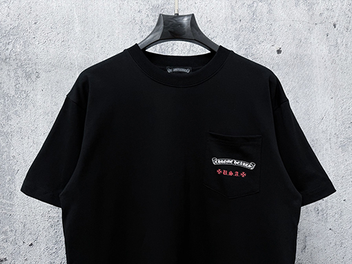 クロムハーツスーパーコピー 国旗柄クルーネックTシャツ