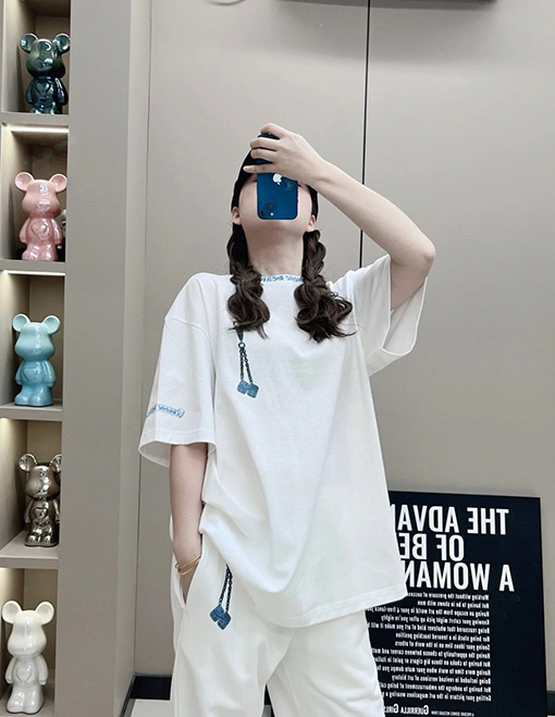 クロムハーツスーパーコピー Vegas ラスベガスのサイコロ柄プリント半袖Tシャツ