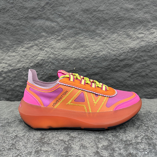 ルイヴィトンスーパーコピー LV Sprint Monogram Flower レディース花柄スニーカー