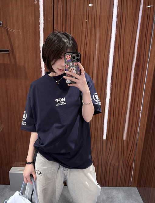 バレンシアガスーパーコピー フードプラン半袖Tシャツ