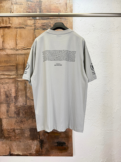 バレンシアガスーパーコピー フードプラン半袖Tシャツ