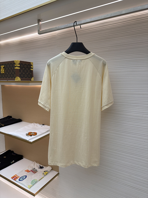 ロエベスーパーコピー モザイク刺繍入り半袖Tシャツ