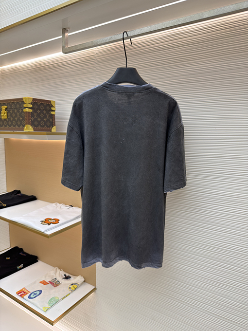アクネストゥディオズ Acne Studios クラシックなダメージをした円形デジタルダイレクトインジェクション半袖Tシャツ