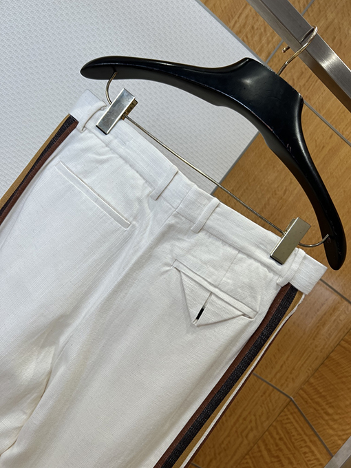 ボッテガヴェネタコピー カラーブロックのストライプシャツとパンツスーツ