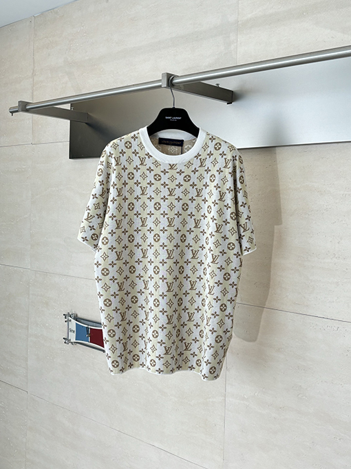 ルイヴィトン Monogram モノグラムプリント総柄ニット半袖Tシャツ