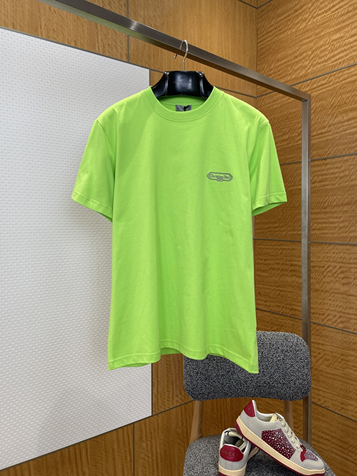 ディオール Christian Dior ロゴ刺繍入りクルーネック半袖Tシャツ