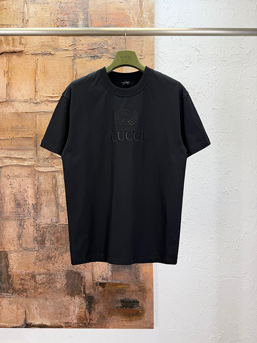 グッチコピー Gucci マイクロロゴ刺繍入り半袖Tシャツ