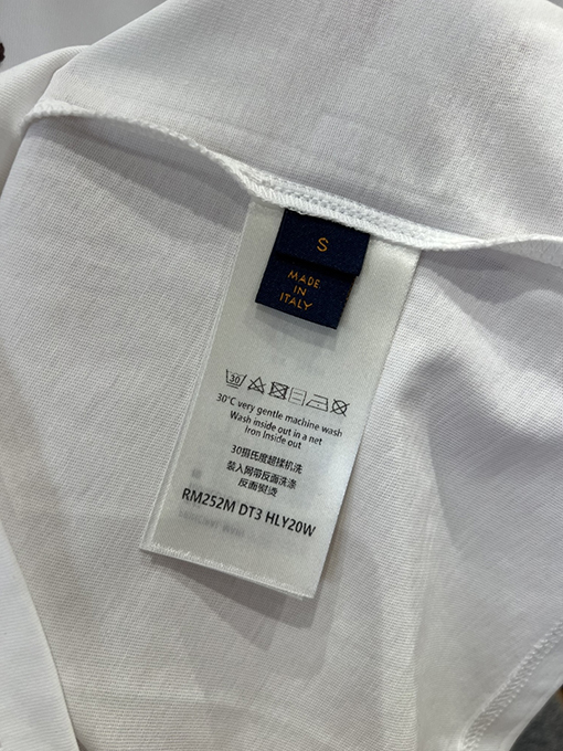 ルイヴィトンスーパーコピー レディース赤いドローストリングプリントのクルーネック半袖Tシャツ