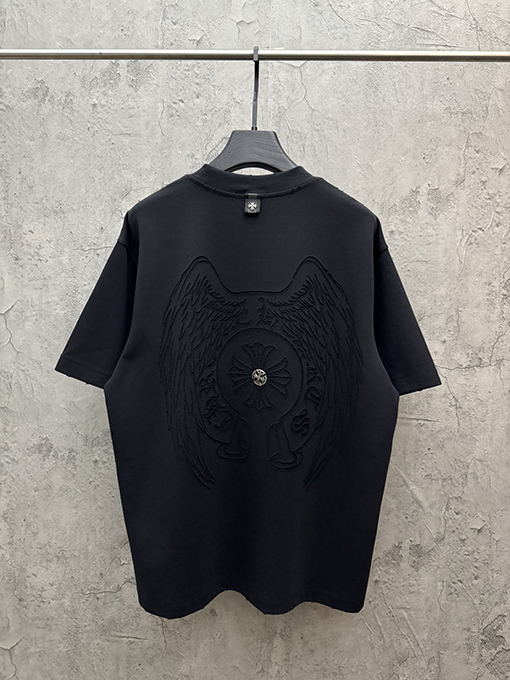 クロムハーツ 新作早春スタイル バーンアウト半袖Tシャツ