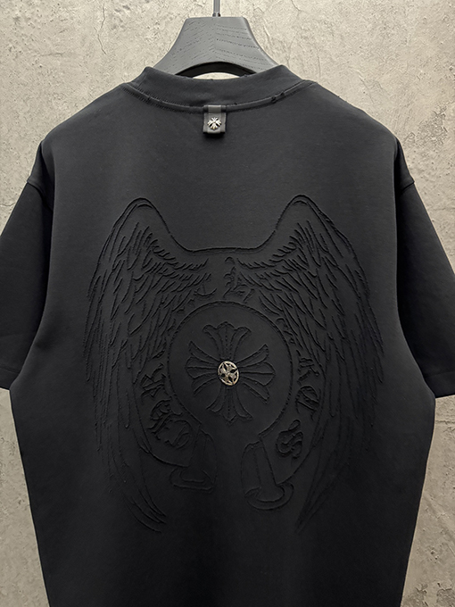 クロムハーツ 新作早春スタイル バーンアウト半袖Tシャツ