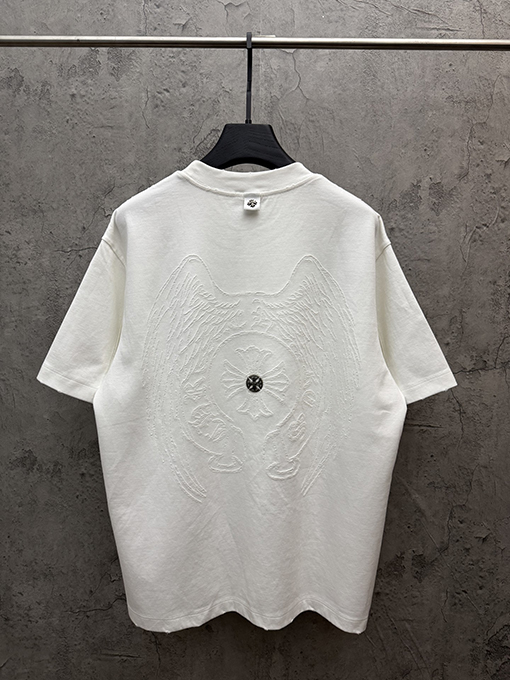 クロムハーツ 新作早春スタイル バーンアウト半袖Tシャツ