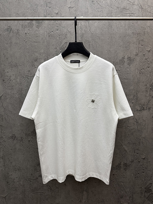 クロムハーツ 新作早春スタイル バーンアウト半袖Tシャツ